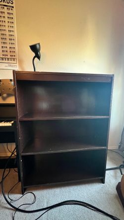 Two book shelves
