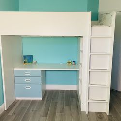 IKEA Småstad Bunk Bed Twin Size Blue