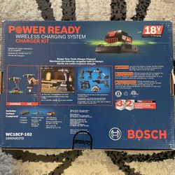 Bosch WC18CF-102 18-Volt Wireless Charging Starter Kit with 18-Volt Wireless Charger, Frame and 18-Volt 2.0 Ah Wireless Battery