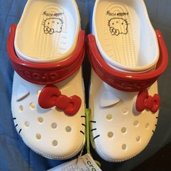 Hello Kitty crocs