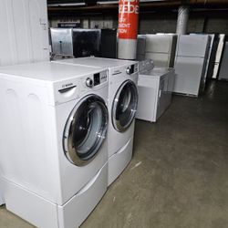 Blow Out Sale Warehouse Full Of Nice Like Brand New Washer Dryer Fridge Stove Oven Stackable Free Warranty Only 55for Financing 90day To Pay 