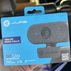 **BRAND NEW SEALED BOX -JLAB GO Cam HD Webcam - 1080p
