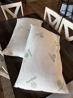 33” bamboo pillows
