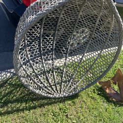 egg-shaped hanging swing chair frame