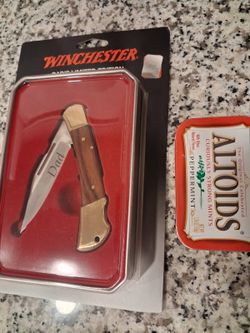 Winchester Folding Pocket Knife Engraved