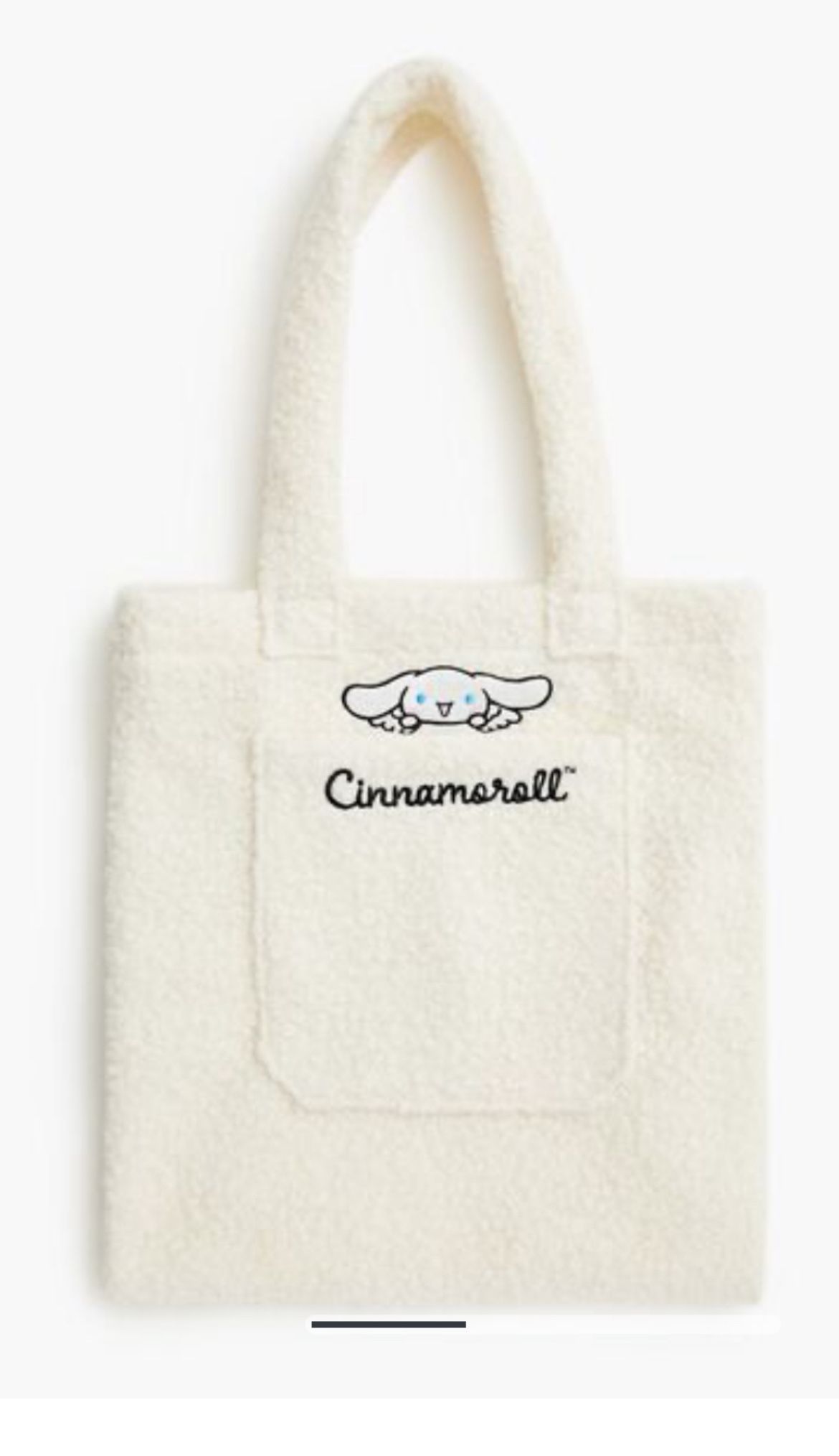 Tote Bag Faux Shearling Cinnamoroll NWT