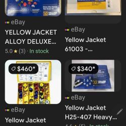 Yellow Jacket 63331 Alloy Ratchet Tube Bender Kit