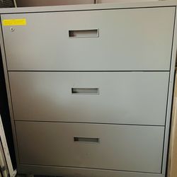 SteelCase 36” Lateral File Cabinets With security Lock