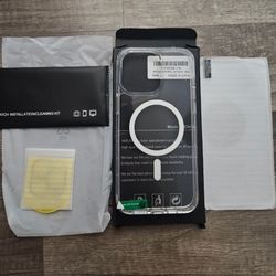 Iphone 15 pro max magnetic clear case