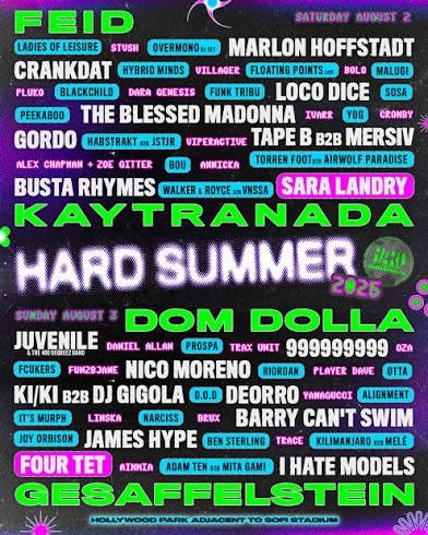 Hard Summer 2 Day Vip Ticket