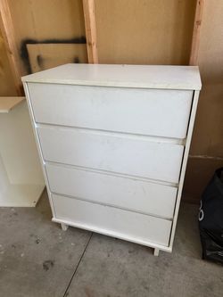 White drawer