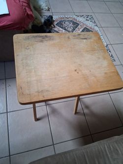 Small folding table