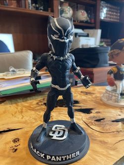 Black Panther Rare Bobblehead San Diego Padres