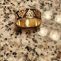 Gold Viking Ring