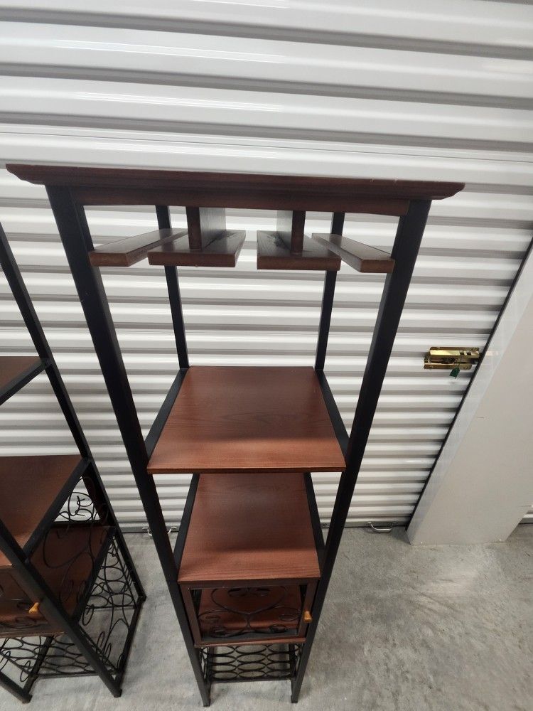 Wine Rack With Glasses Holder