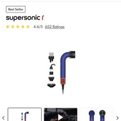 Dyson Supersonic r™ Profes hair dryer (Vinca Blue/Topa