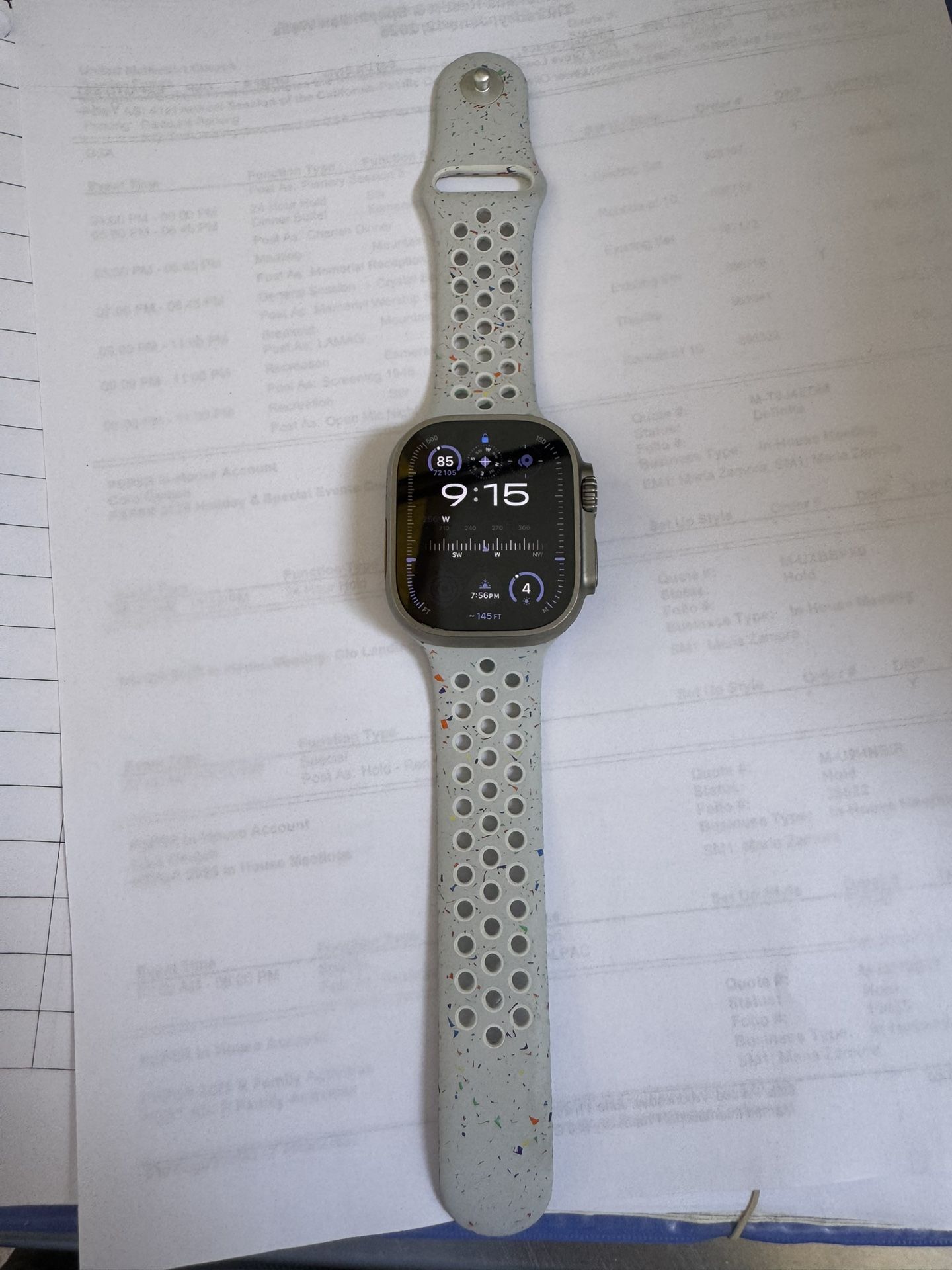 Apple Watch 49mm Titanium Ceramic Case