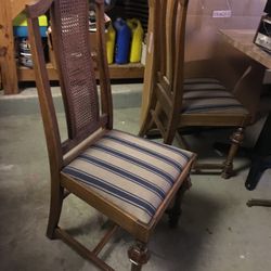 Blue Striped Chairs
