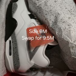 Air Jordan 4 Retro White Cement 