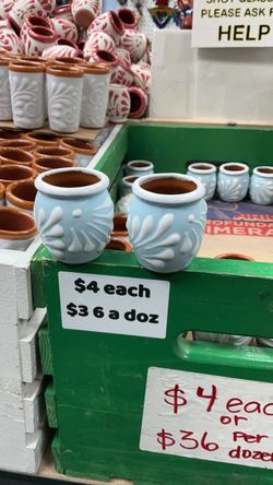Talavera shot glass $4 each $36 doz
