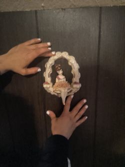 Porcelain Wall pin Up Doll