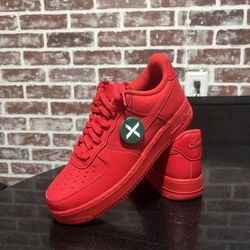 Red Air Force 1’s  Men 9.5