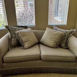 Custom made Loveseat and Armchair set-Good condition- Smoke free, Pet Free Home