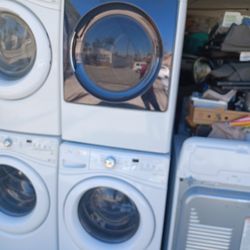 Whirlpool Duet Stackable Washer And Kenmore Gas Dryer 