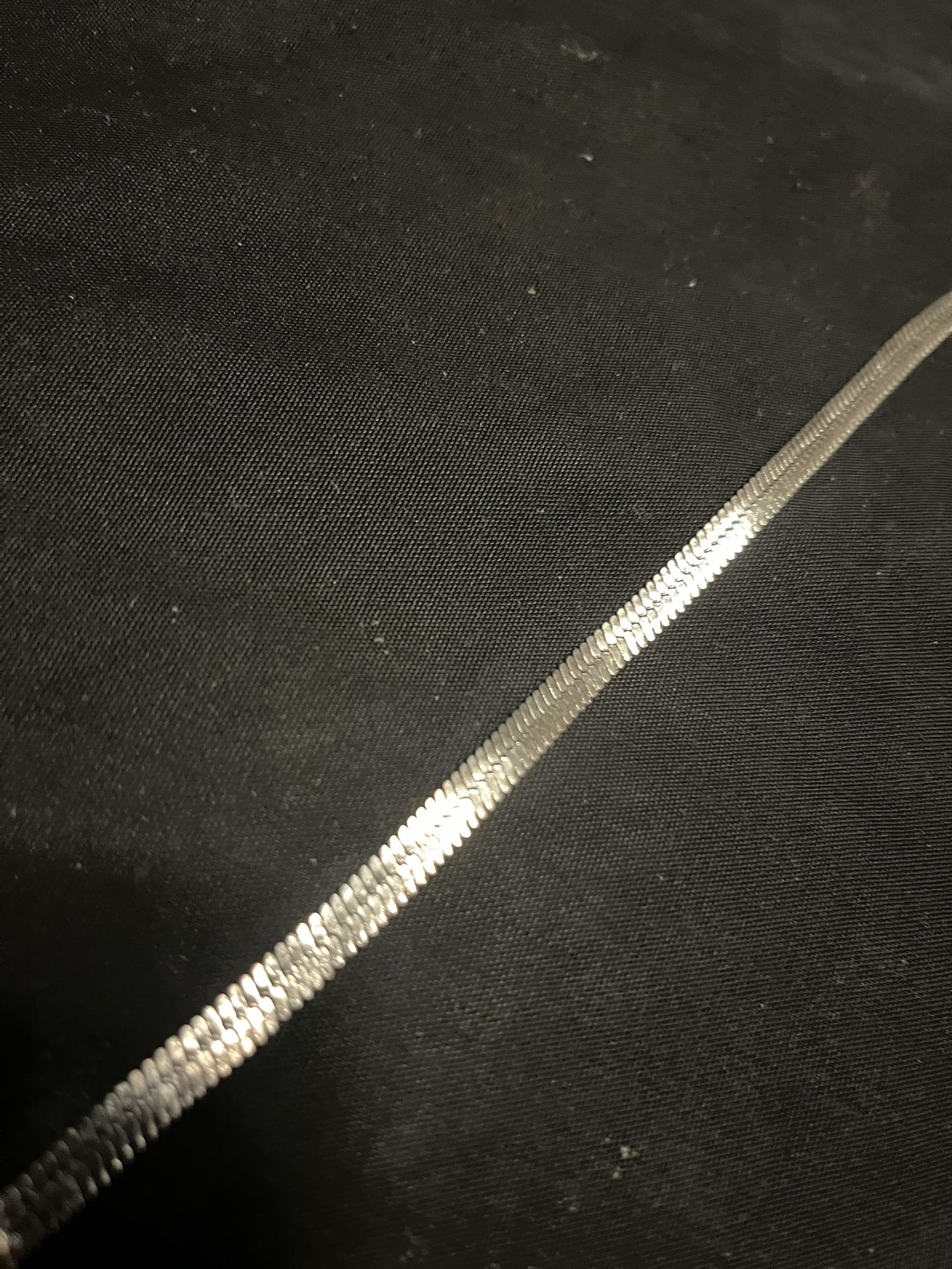 8 Inch 8 mm  Sterling Silver Bracelet. 