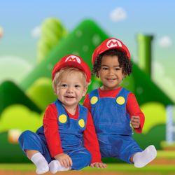 Infant Mario Costume, Official Super Mario Bros Outfit for Babies, New