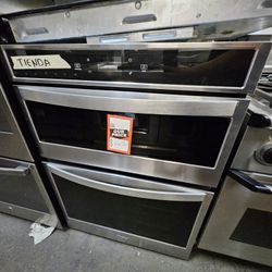 30" WHIRLPOOL MICROWAVE OVEN COMBO STAINLESS STEEL 