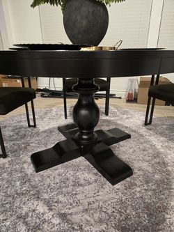 Black Dinning Table -Chairs Not Included