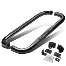 LA Zona Auto Parts 1987 to 2006 Jeep Wrangler Single Cab Regular Sensilla 2 doors black nerf bar Estribo 