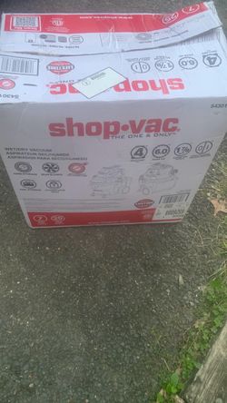 Shop-Vac 4-Gallon Wet/Dry Vacuum
