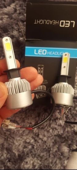 2pcs LED Headlights, Fog Lights, Daytime Lights, Bulb 6500k 8000 lumens *6 Months Warranty*