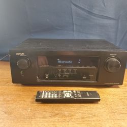 Denon Bluetooth Full 4K HD AVR S510BT 5.2 Channel Receiver HomeTheater AM FM Remote  