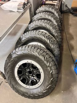 FORD BRONCO SASQUATCH BEADLOCK CAPABLE WHEELS WITH NITTO GRAPPLER G3 TIRES