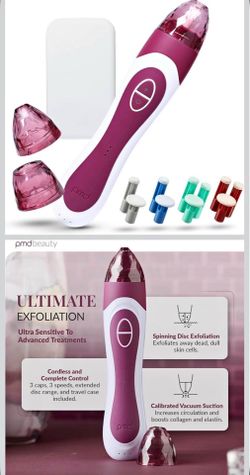 PMD Beauty Personal Microderm Elite Pro - At-Home Use, Facial Exfoliator Tool, Microdermabrasion-NEW