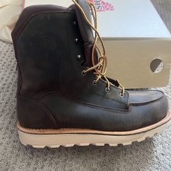 Red Wing  Traction 8’ Steel Toe Work Boots