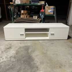 Glossy White Entertainment Center 