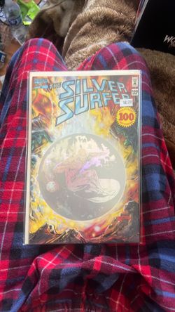 Silver Surfer giant sized foil 100th issue anniversary