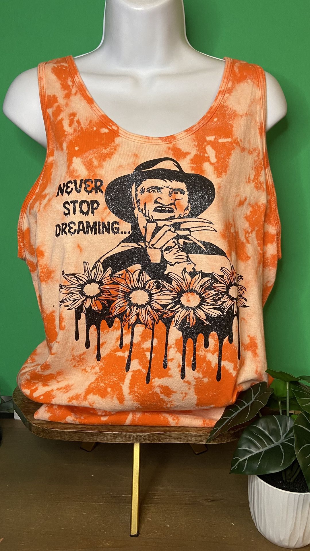Freddy Krueger "Never Stop Dreaming" Tank Top