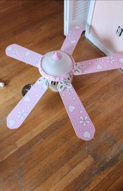 Girls Pink Ceiling Fan