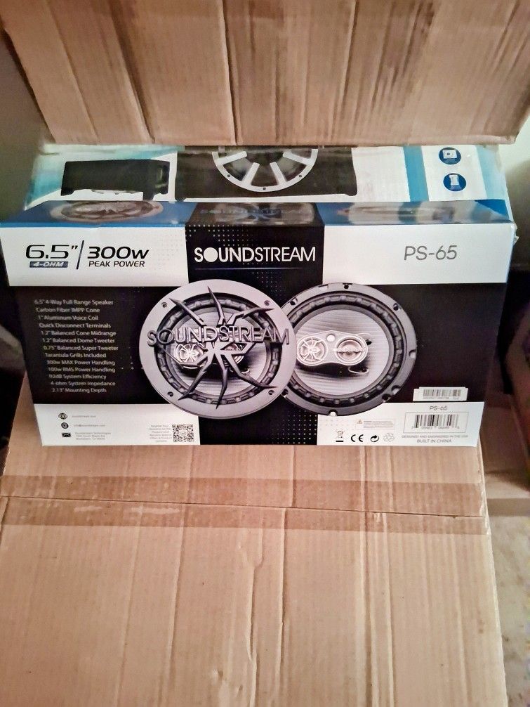 Soundstream 6"1/2 Door Speakers Brand New In The Box