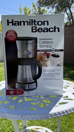 Hamilton Beach Programmable Thermal Coffee Maker, 10 Cups Capacity