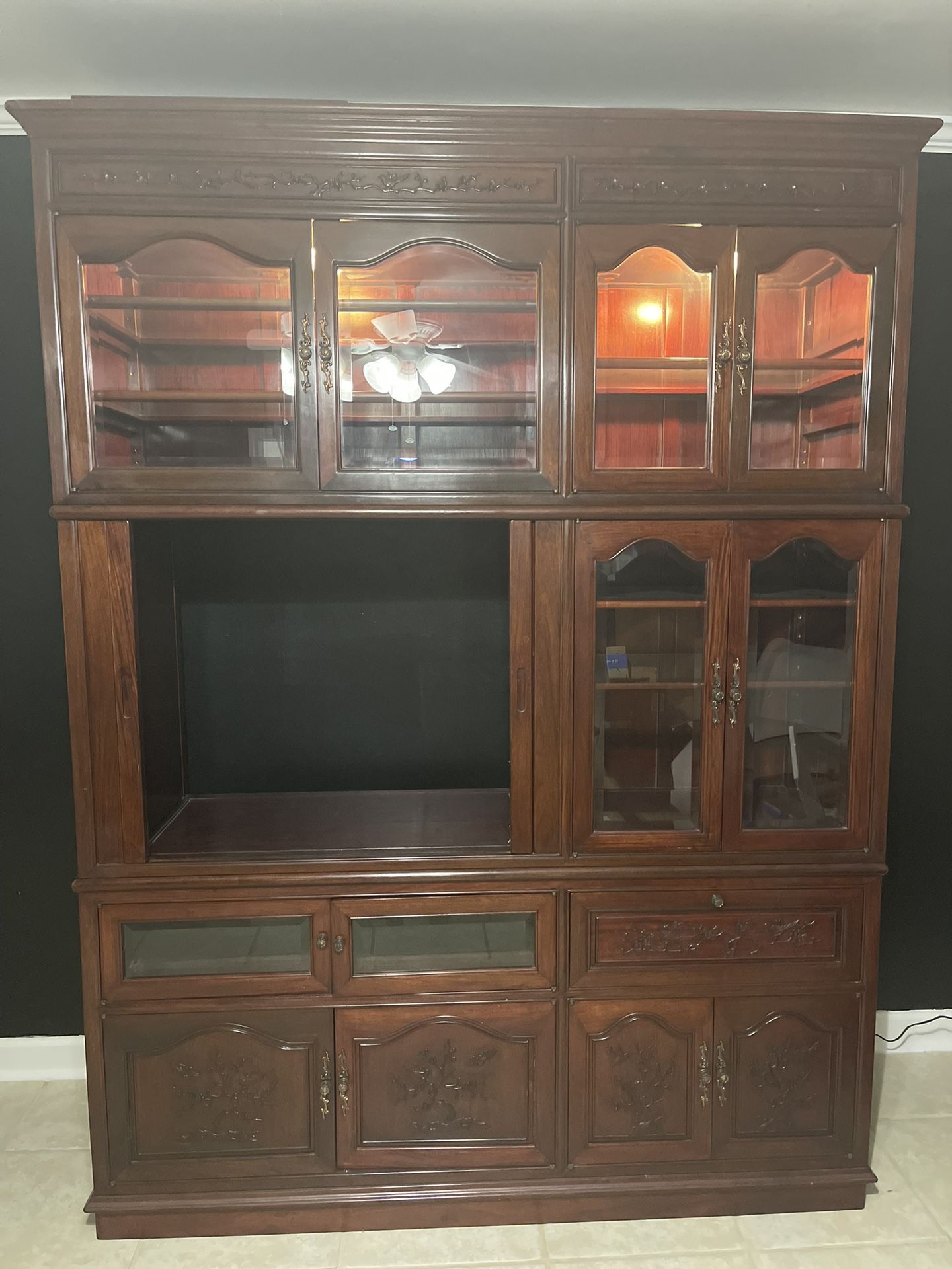 Rosewood Wall Unit