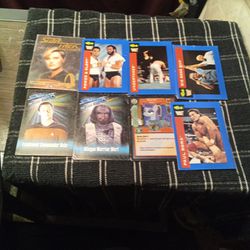 Wrestling And Star Trek Cards 