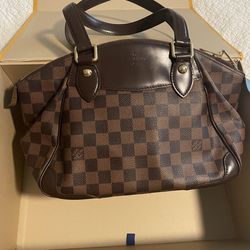 Louis Vuitton  Damier Ebene Verona PM Handbag