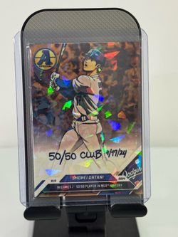 Shohei Ohtani Extremely Rare 50/50 Club Cracked Ice