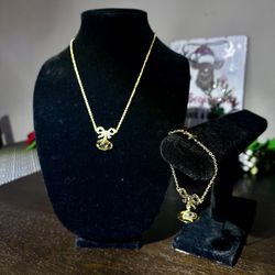 Vivienne Westwood Necklace & Bracelet 